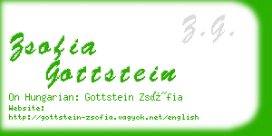 zsofia gottstein business card